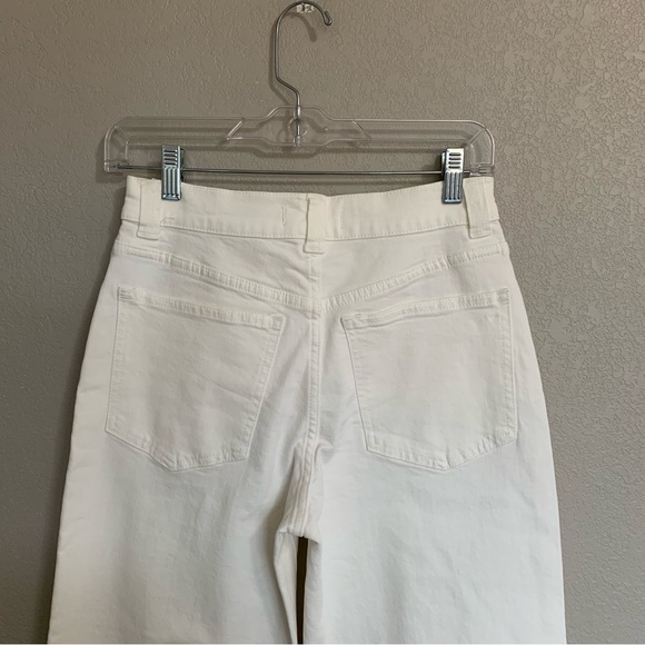 Madewell Petite Perfect Vintage Wide-Leg Crop Jean Tile White Size 26 Petite NWT - Picture 8 of 17
